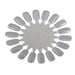 Nail Swatch Display Wheel, 20 Nail Tip Palette Clear