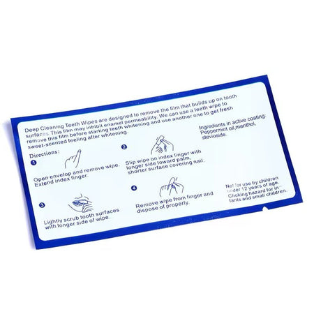 Oral Brush Up Teeth Whitening Wipes