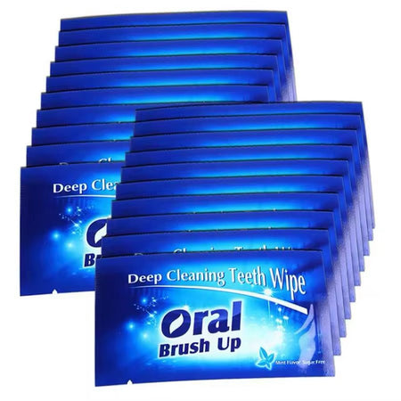 Oral Brush Up Teeth Whitening Wipes