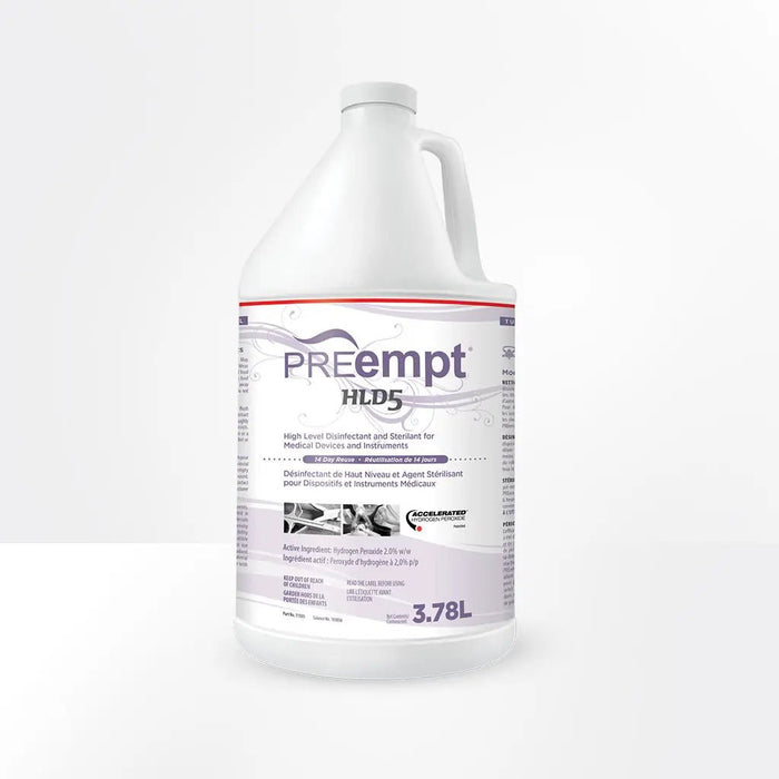 PREempt HLD5 Disinfectant for Instrument + Devices, 3.78 Litres