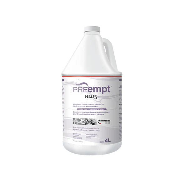 PREempt HLD5 Disinfectant for Instrument + Devices, 3.78 Litres