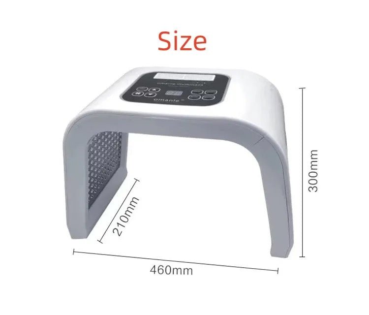 Professional 7 Color LED Light Therapy Foldable Facial Mask