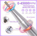 Professional Nail Drill E - File Machine, Portable 45,000 RPM