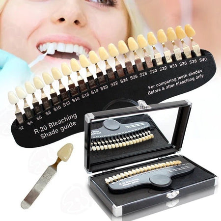 Professional R20 Teeth Whitening Shade Guide | Show Results with Teeth Whitening Before + Afters