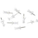 Push Pins - Clear / Assorted Colors Steel Point, 100 Count