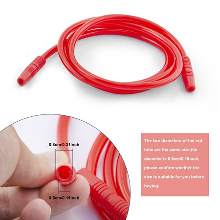 Replacement Silicone Tube Accessory for Dermabrasion, Vacuum Pump Machines