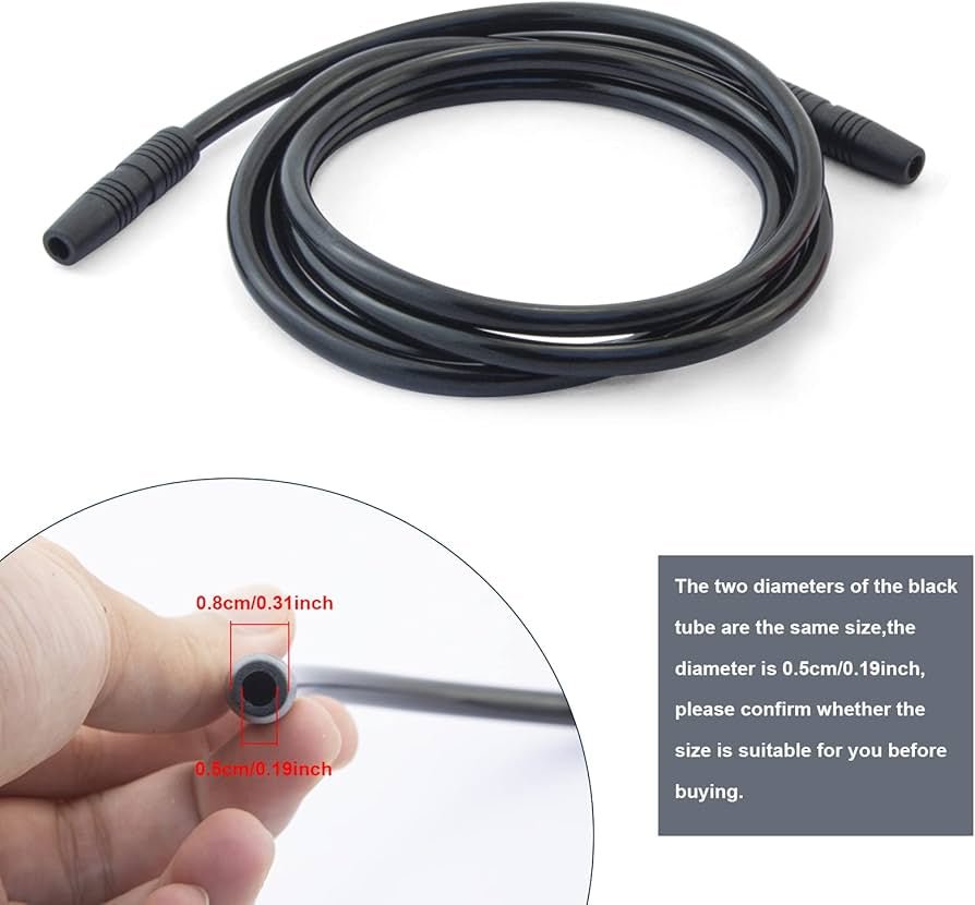Replacement Silicone Tube Accessory for Dermabrasion, Vacuum Pump Machines