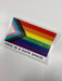 Safe Space Pride Flag Door / Window Decal