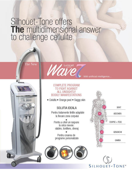 Silhouet Tone Lumicell WAVE 7 Bio Med - 4 in 1 Body Contouring Machine