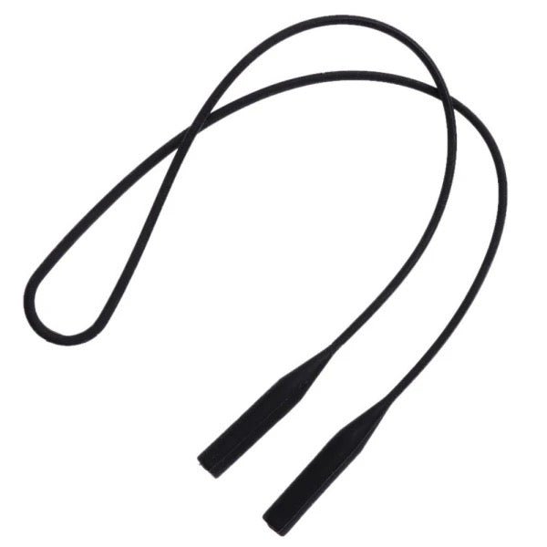 Silicone Glasses Strap for Laser Safety Goggles, Adjustable Black