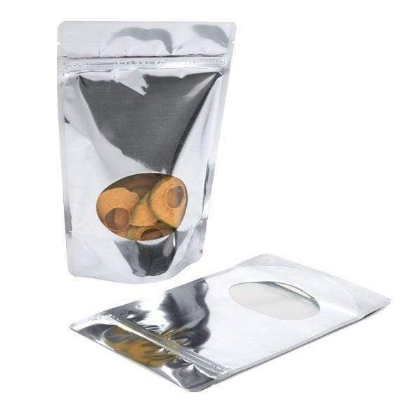 Silver Window Pouch Teeth Whitening Kit Packaging, 5 x 7" Pack of 25