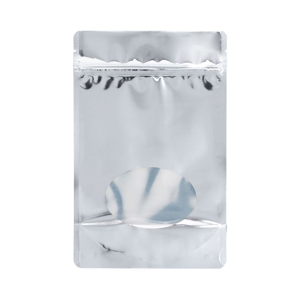 Silver Window Pouch Teeth Whitening Kit Packaging, 5 x 7" Pack of 25