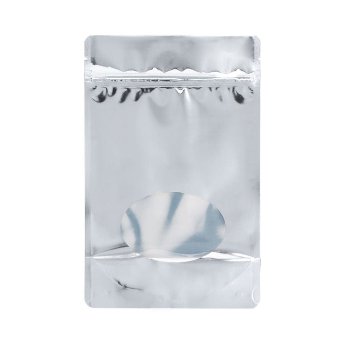Silver Window Pouch Teeth Whitening Kit Packaging, 5 x 7"