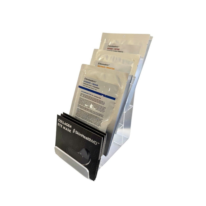 SkinHealthMD Acrylic Sheet Mask Counter Display Stand