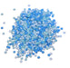 Snowflake Winter Blue/White Mix Nail Charms, Christmas Nail Art Supplies 50pcs