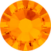 Swarovski Crystal Rhinestones, Dark Tangerine 2mm 50pc