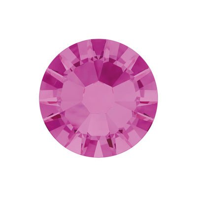 Swarovski Crystal Rhinestones, Fuscia 2mm 50pc