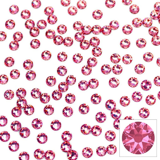 Swarovski Crystal Rhinestones, Lovely Rose 2mm 50pc