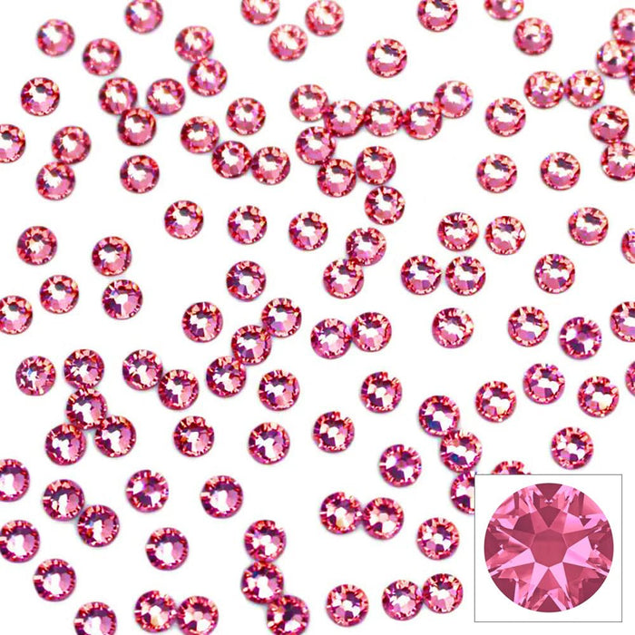 Swarovski Crystal Rhinestones, Lovely Rose 2mm 50pc
