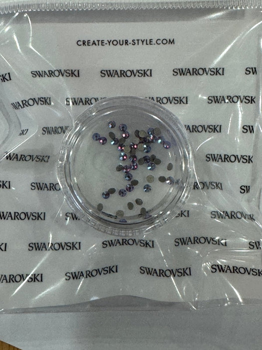 Swarovski Crystal Rhinestones, Shiny Snow Flake 2mm 50pc
