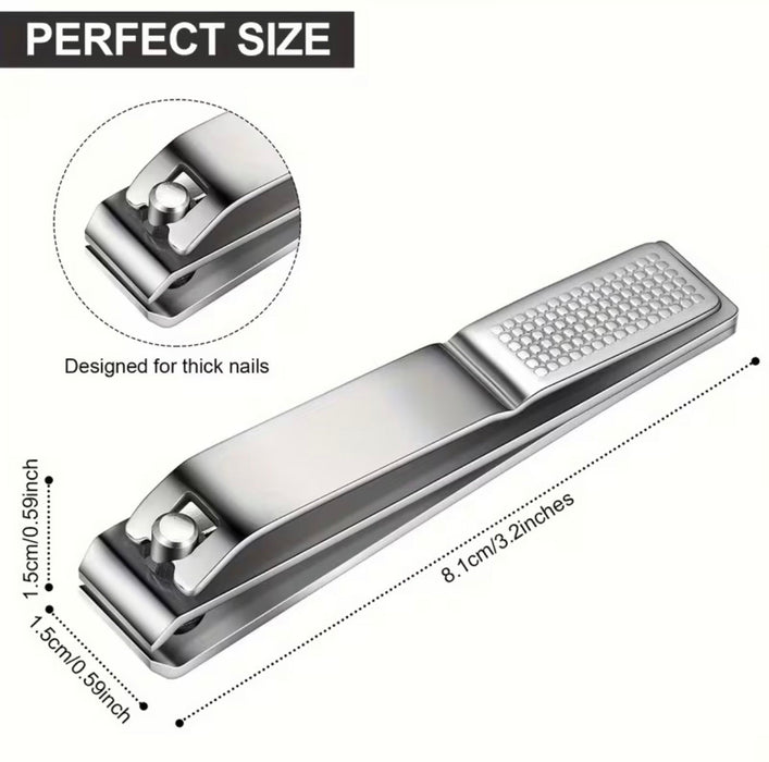 Toe Nail Clippers for Thick Nails, Heavy Duty Stainless Straight Cut