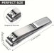 Toe Nail Clippers for Thick Nails, Heavy Duty Stainless Straight Cut