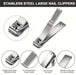 Toe Nail Clippers for Thick Nails, Heavy Duty Stainless Straight Cut