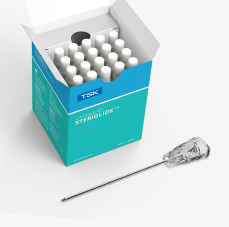 TSK STERiGLIDE Aesthetic Cannula, 25G x 38mm 1.5" Box of 20