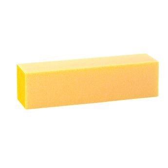 Yellow Nail Buffer Block, 4 way 220/220 Grit Disposable Canada