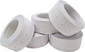 1-line White Price Tag Labels, 500/roll