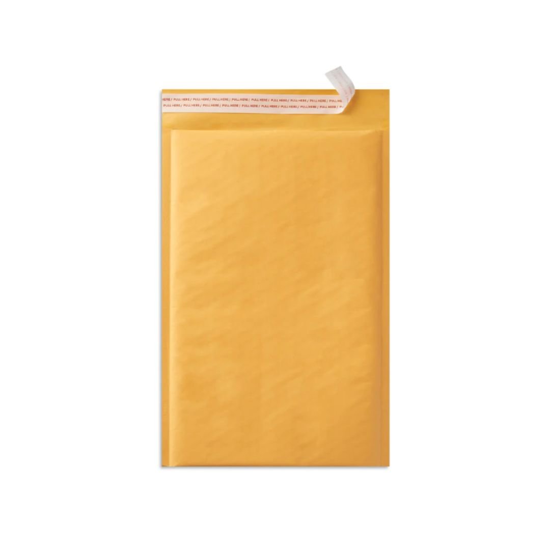 #5 Kraft Bubble Envelope, 10.5" x 15" (12 Pack) - Beauty Pro Supplies Canada