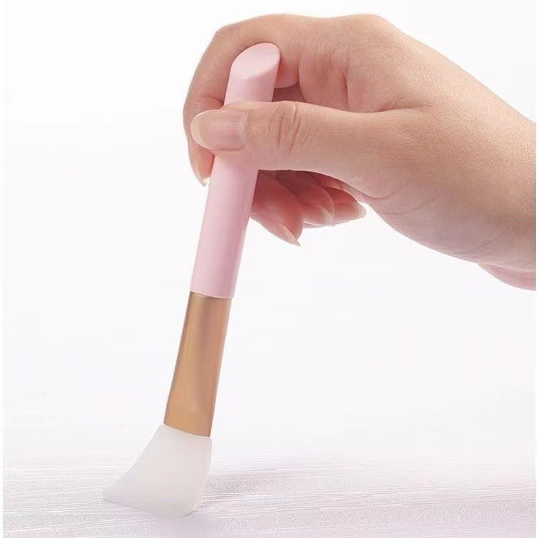 5.5” Silicone Face Mask Brush, Facial Mud Mask Applicator Brush, Assorted Colours (1 piece) - Beauty Pro Supplies Canada
