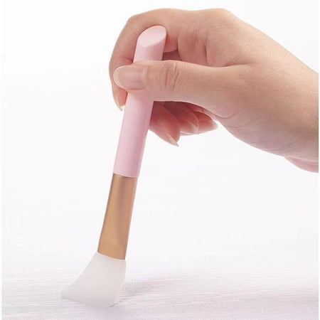 5.5” Silicone Face Mask Brush, Facial Mud Mask Applicator Brush, Assorted Colours (1 piece) - Beauty Pro Supplies Canada