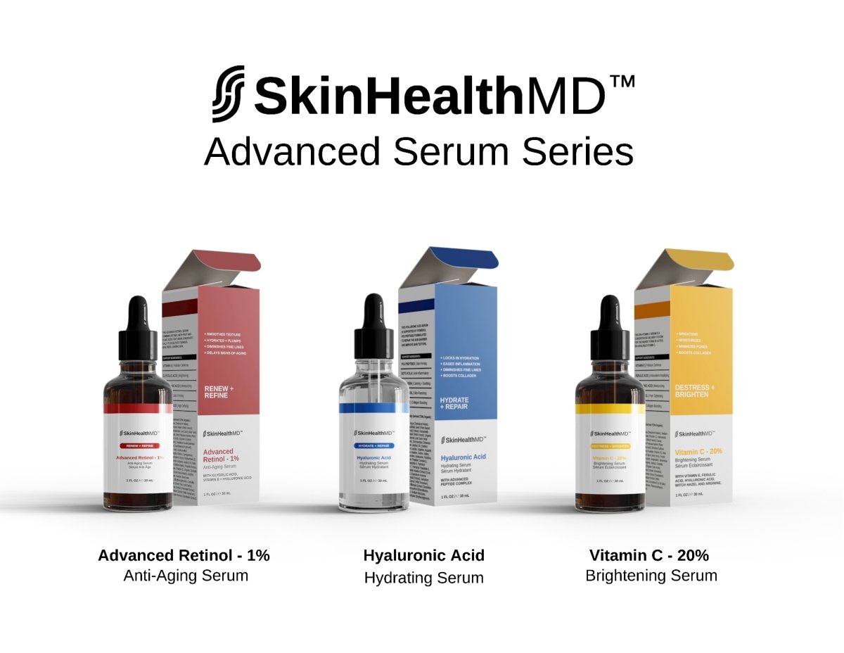 SkinHealthMD Advanced Retinol 1% Anti-Aging Serum | Renew + Refine Series (1 oz/30ml)