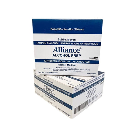 Alcohol Disinfection Prep Pads - Medium | QTY 25 - Beauty Pro Supplies Canada