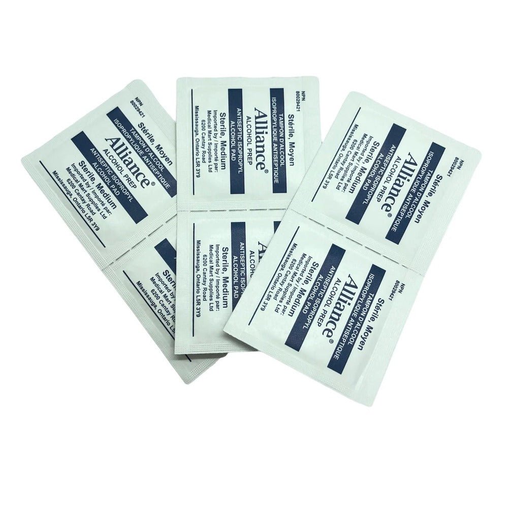 Alliance Alcohol Disinfection Prep Pads - Medium, 200/box