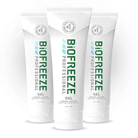 Biofreeze Professional Cryotherapy Pain Relieving Gel Topical, 4oz / 118ml