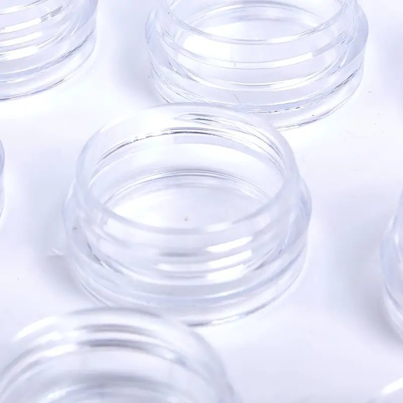 Clear 3g / 3ml Cosmetic Sample Containers, 50 Pack - Beauty Pro Supplies Canada