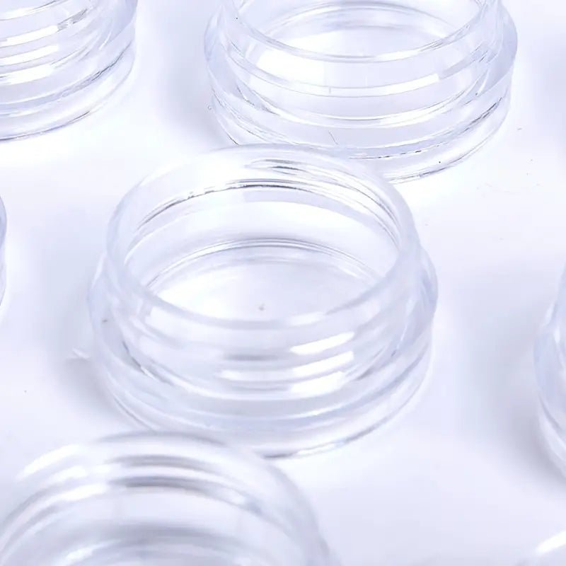 Clear 3g / 3ml Cosmetic Sample Containers, 50 Pack