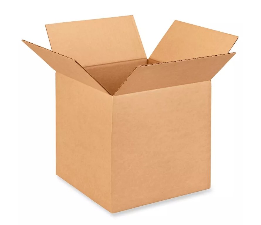 Corrugated Box, Lightweight 12" x 12" x 12" - Beauty Pro Supplies Canada
