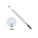 Cuticle Pusher + Polygon Tip Professional Nail Implement Tool