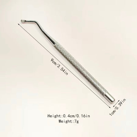 Cuticle Pusher, Professional Stainless Steel - Beauty Pro Supplies Canada