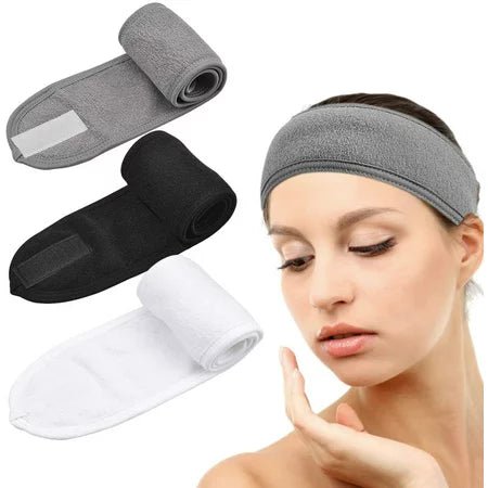 Deluxe Adjustable Spa Headband, Various Colors - Beauty Pro Supplies Canada