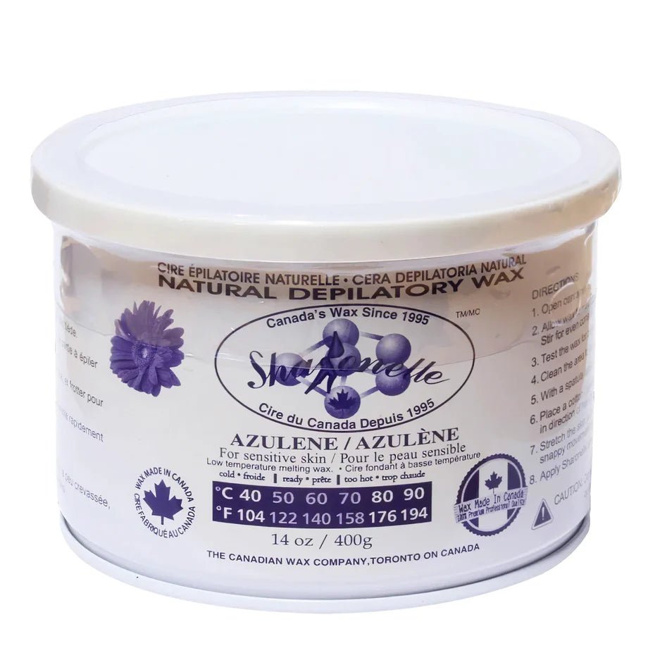 Depilatory Soft Wax, Azulene (14oz / 400g) - Beauty Pro Supplies Canada