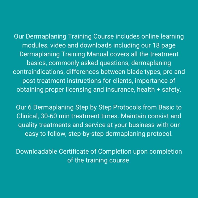 Dermaplaning Online Training Course | Dermaplane Certification Course - Beauty Pro Supplies Canada