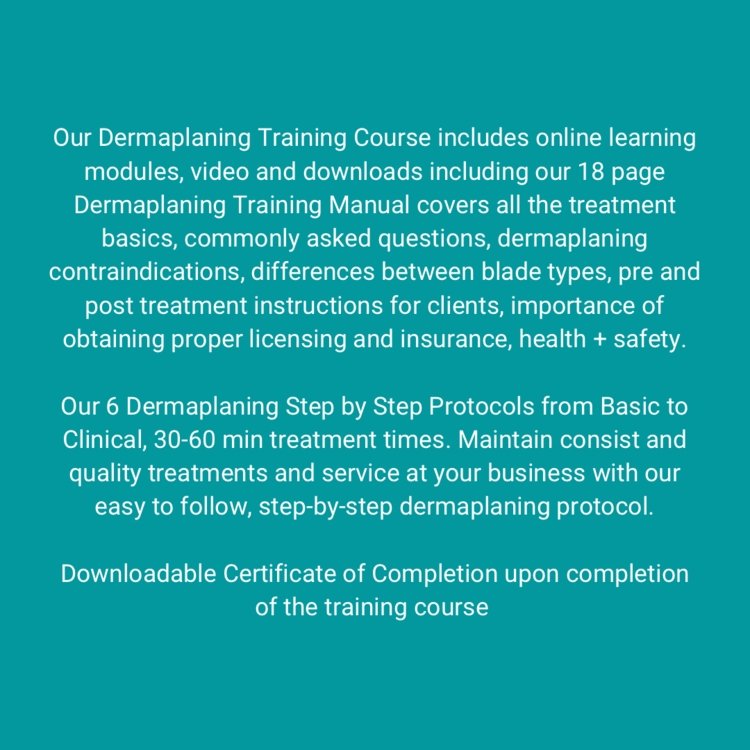 Dermaplaning Online Training Course | Dermaplane Certification Course