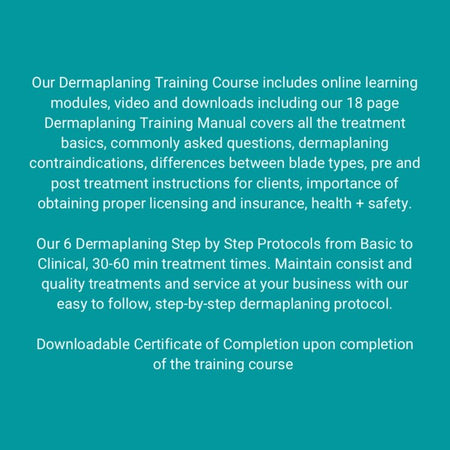 Dermaplaning Online Training Course | Dermaplane Certification Course