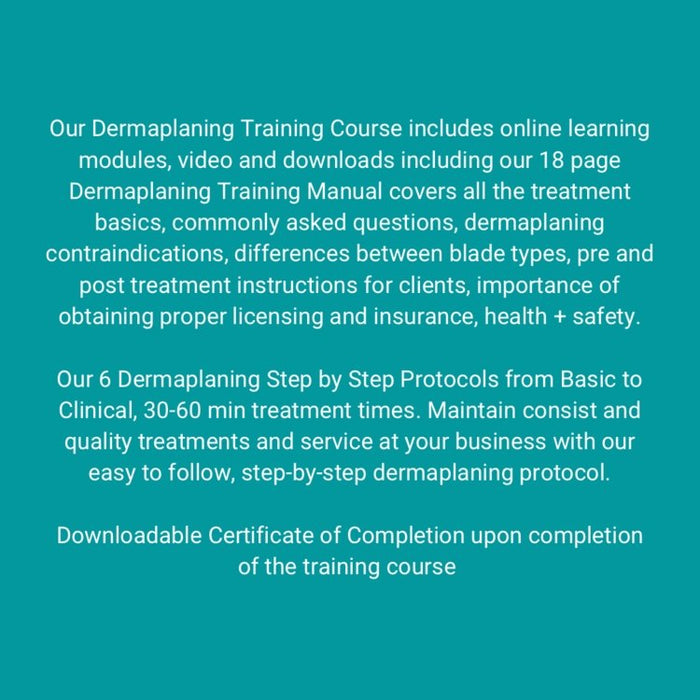 Dermaplaning Online Training Course | Dermaplane Certification Course