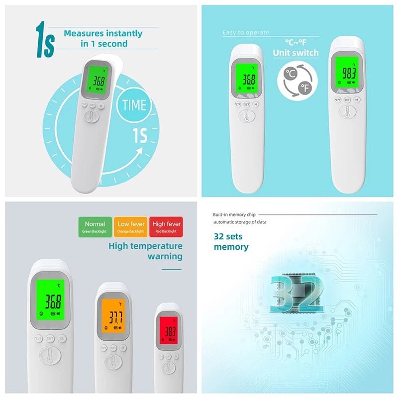 Digital Thermometer - Non-Contact - Beauty Pro Supplies Canada
