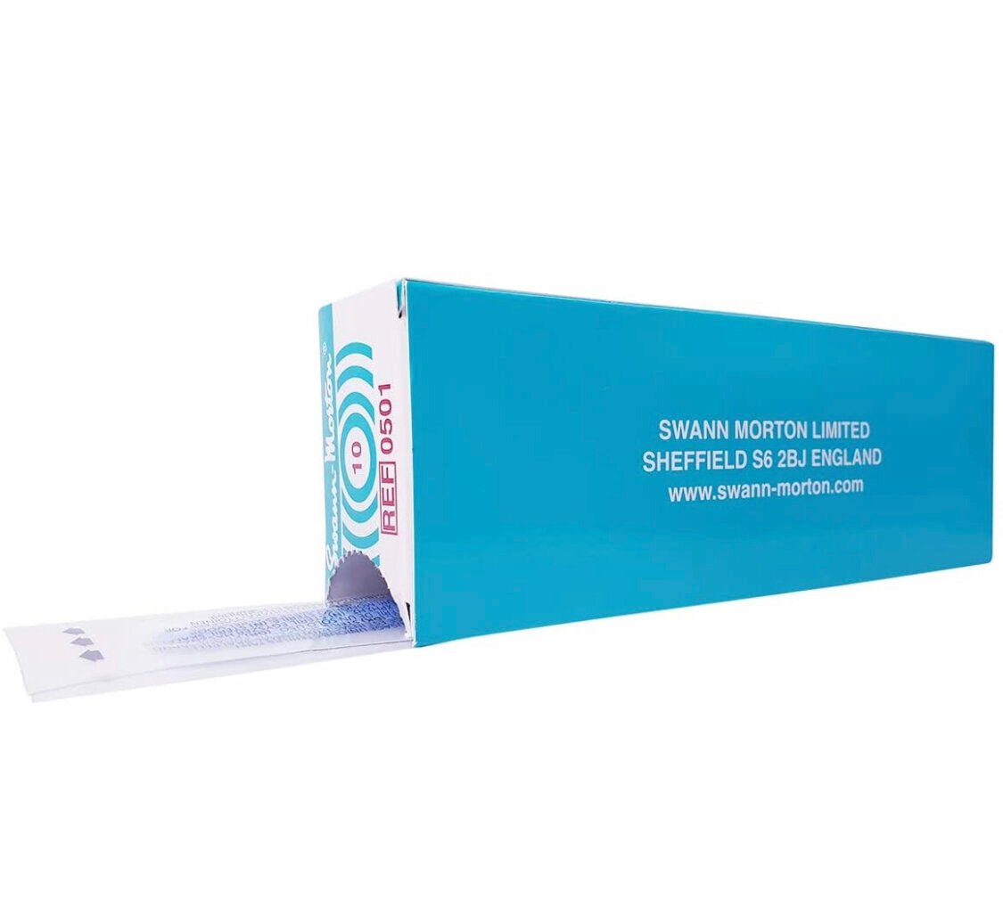 #10 Disposable Swann Morton Dermaplaning Scalpels - Stainless Steel - Beauty Pro Supplies Canada